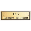 Solid Brass Engraved Plate (Up To 80 Sq. Inch)